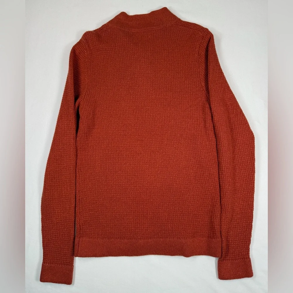NWT‎ CLASS CLUB Boys’ Orange Waffle Knit Long Sleeve Henley Sweater Size 18-20